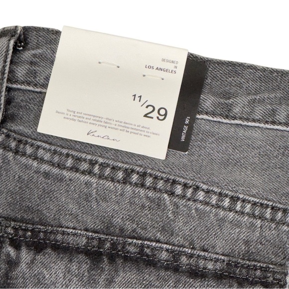 KanCan Estillo Vintage 90s Cargo Mom Jean Shorts Y2K Distressed Hem - Picture 7 of 12